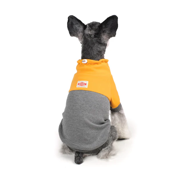 CHARLIE'S BACKYARD | Rover Pullover in Grey & Yellow - Image 7