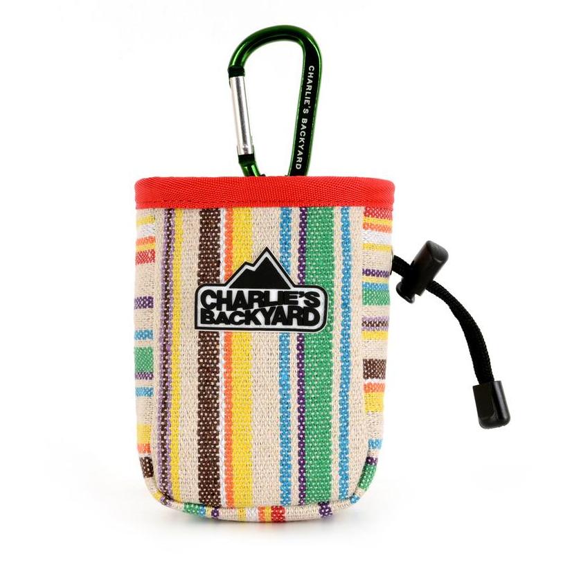 CHARLIE'S BACKYARD | Treat Bag in Green Stripe