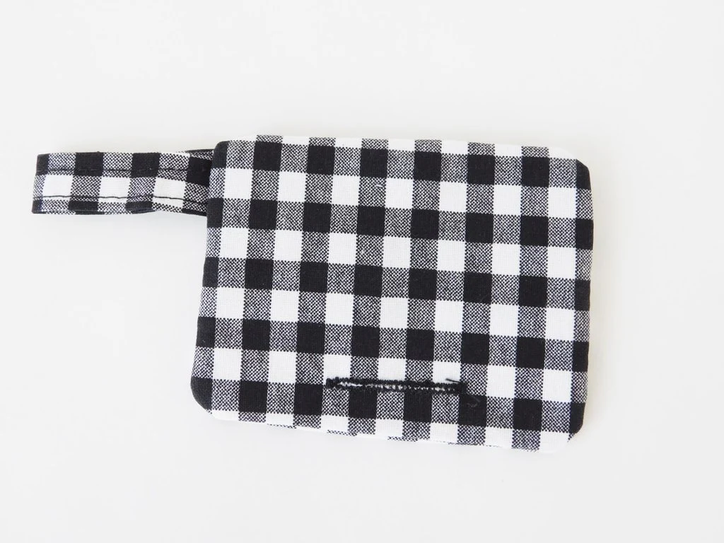 CHARLOTTE'S PET | Waste Bag Hold in Black Gingham - Image 2