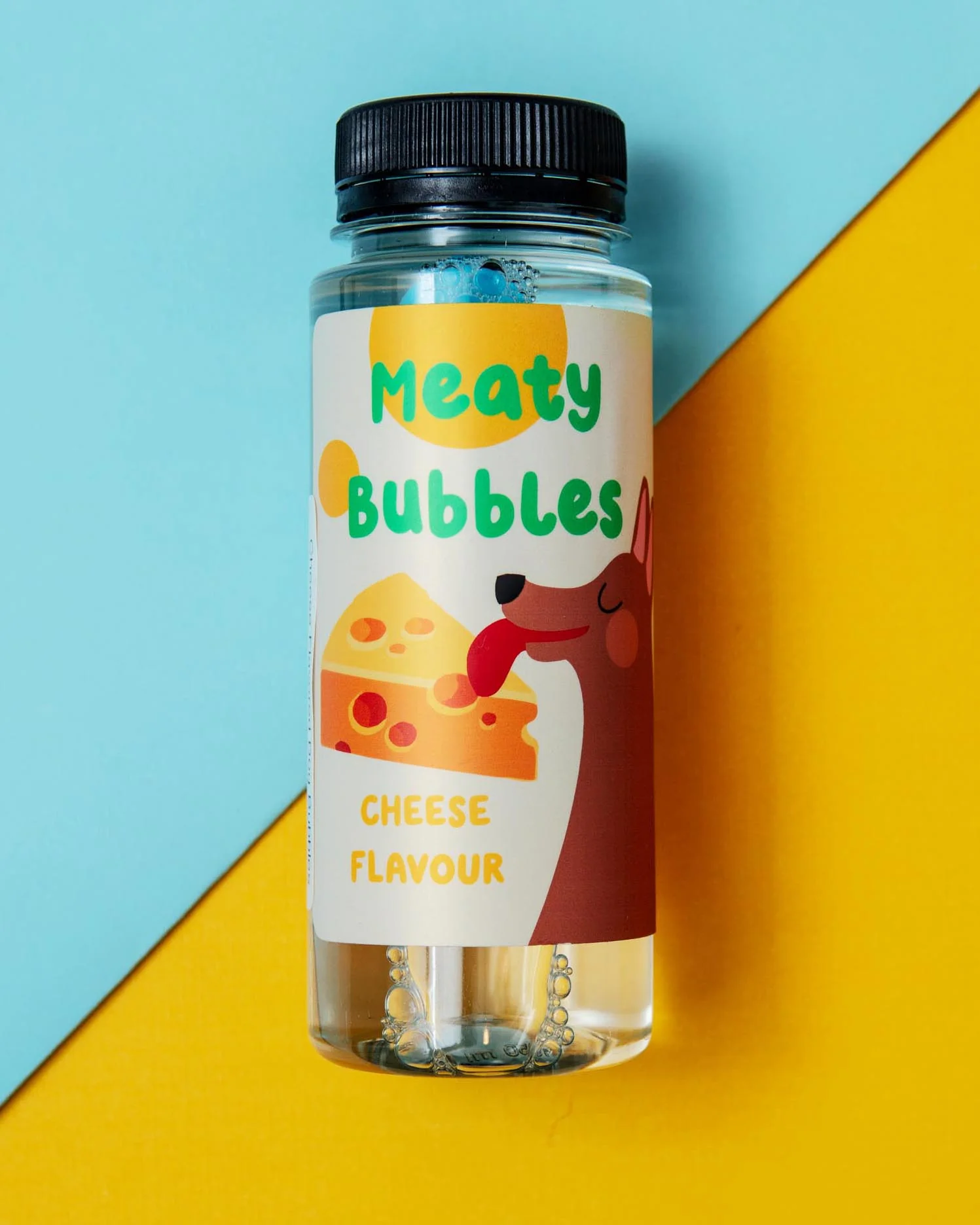 Cheese Flavored Dog Bubbles (Vegan, Gluten Free and Halal Safe!)