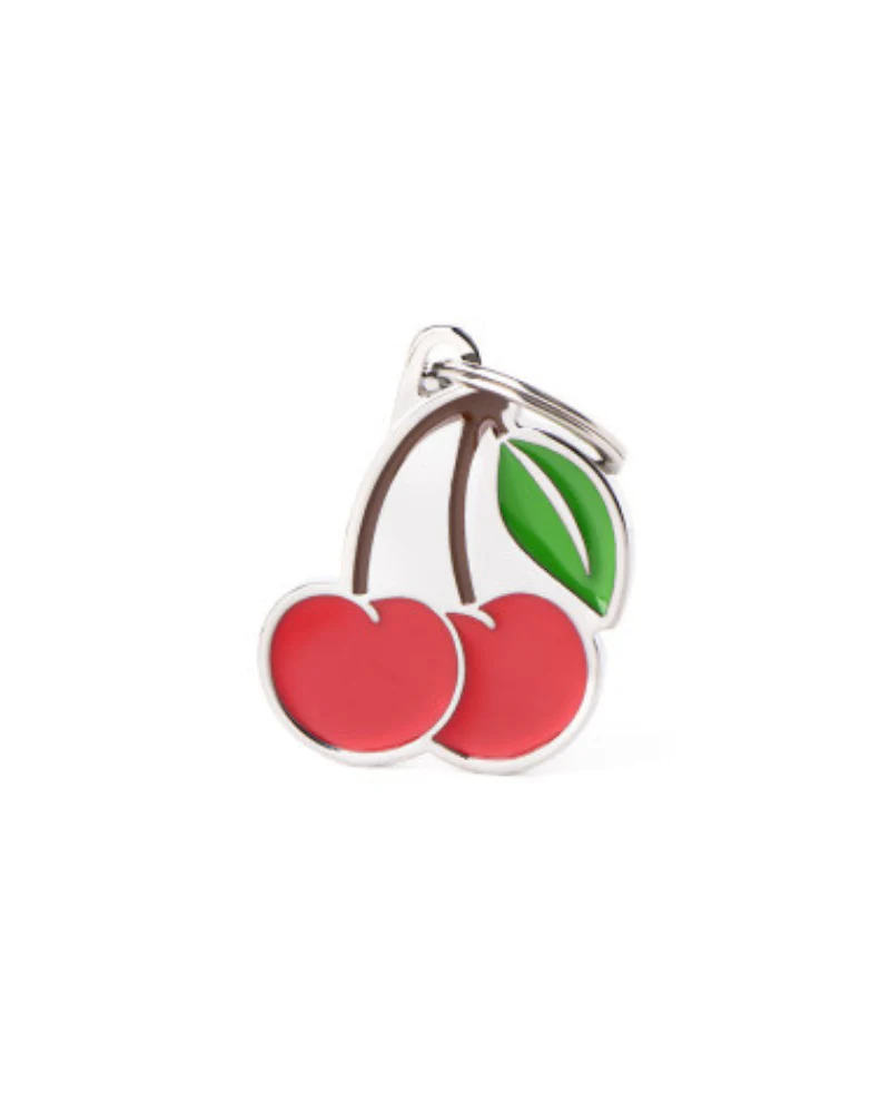 Cherries Dog Custom Pet ID Tag