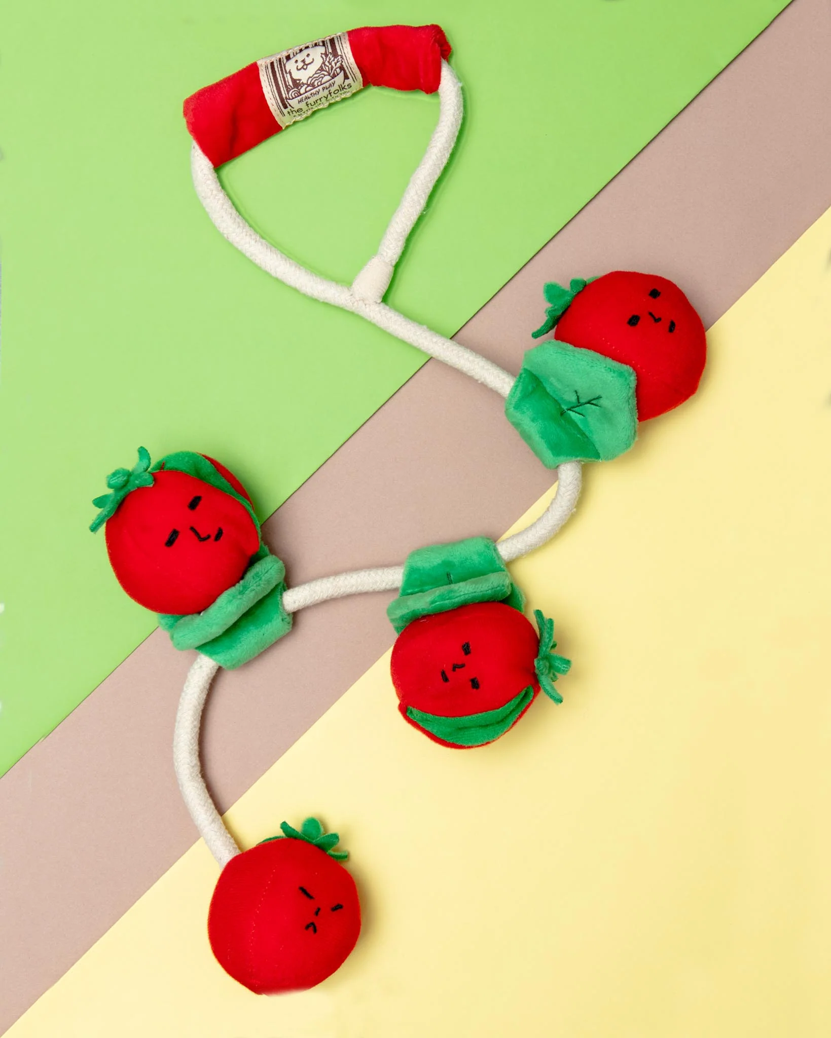 Cherry Tomato Nose Work & Tug Dog Toy - Image 12