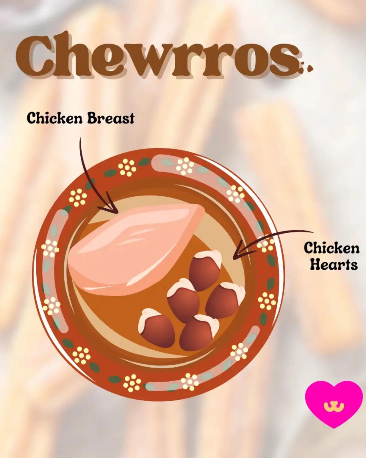 Chewrros Heart Healthy Treats For Dogs & Cats - Image 2