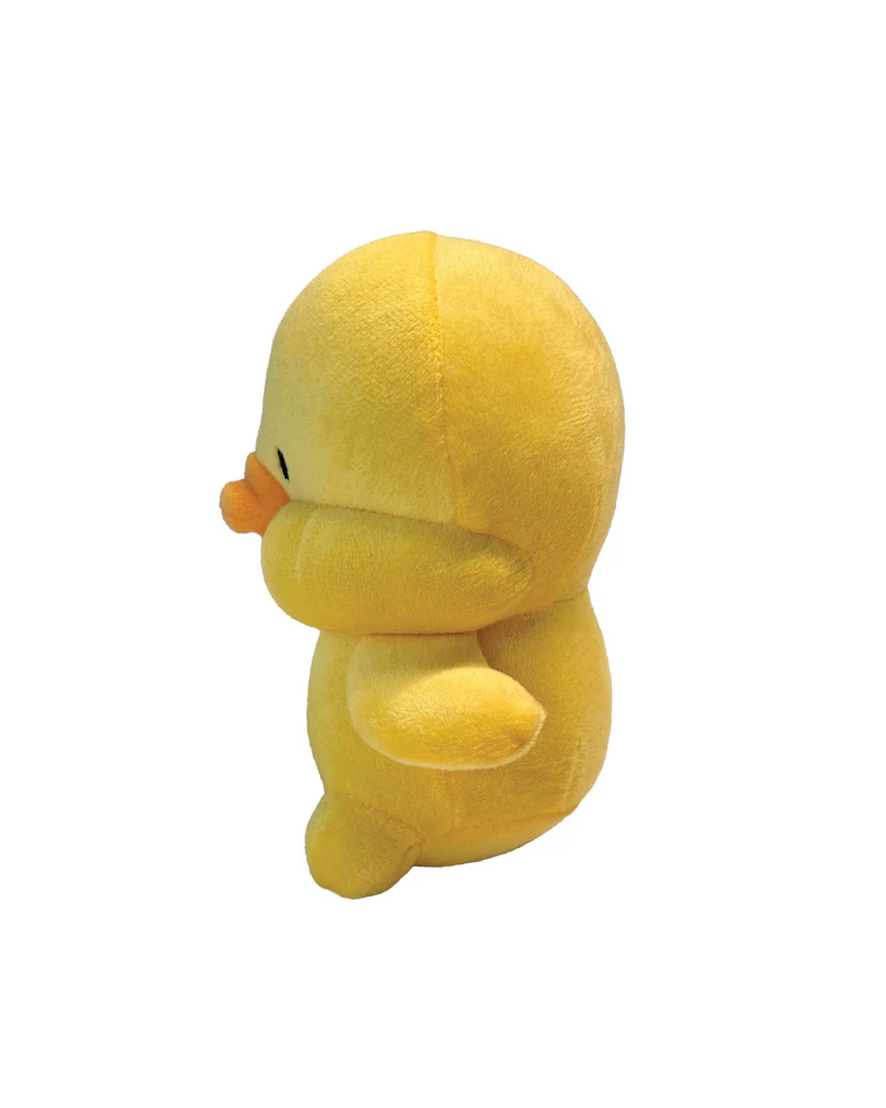 Chick Marshmallow Squisher Squeaky Plush Dog Toy - Image 4