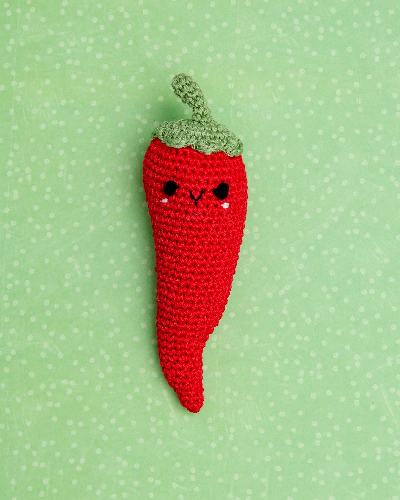 Chili P. Pepper Organic Cotton Knit Dog Toy