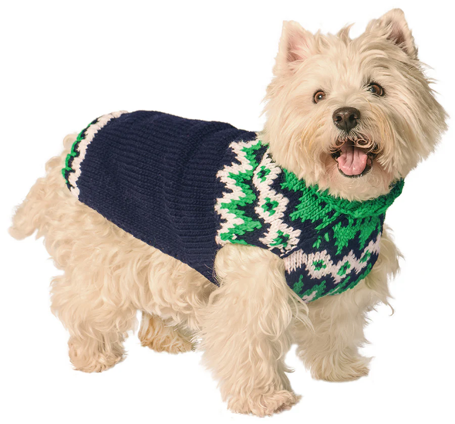 CHILLY DOG | Green Alps Sweater