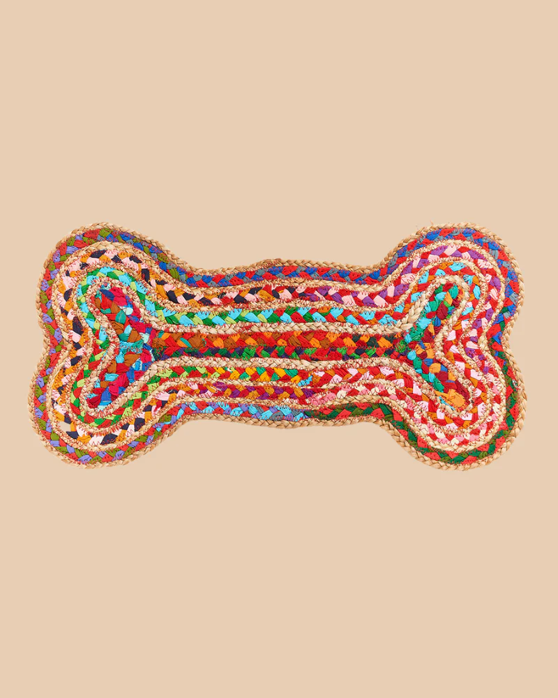 Chindi Blend Woven Dog Mat (Made in India) - Image 2