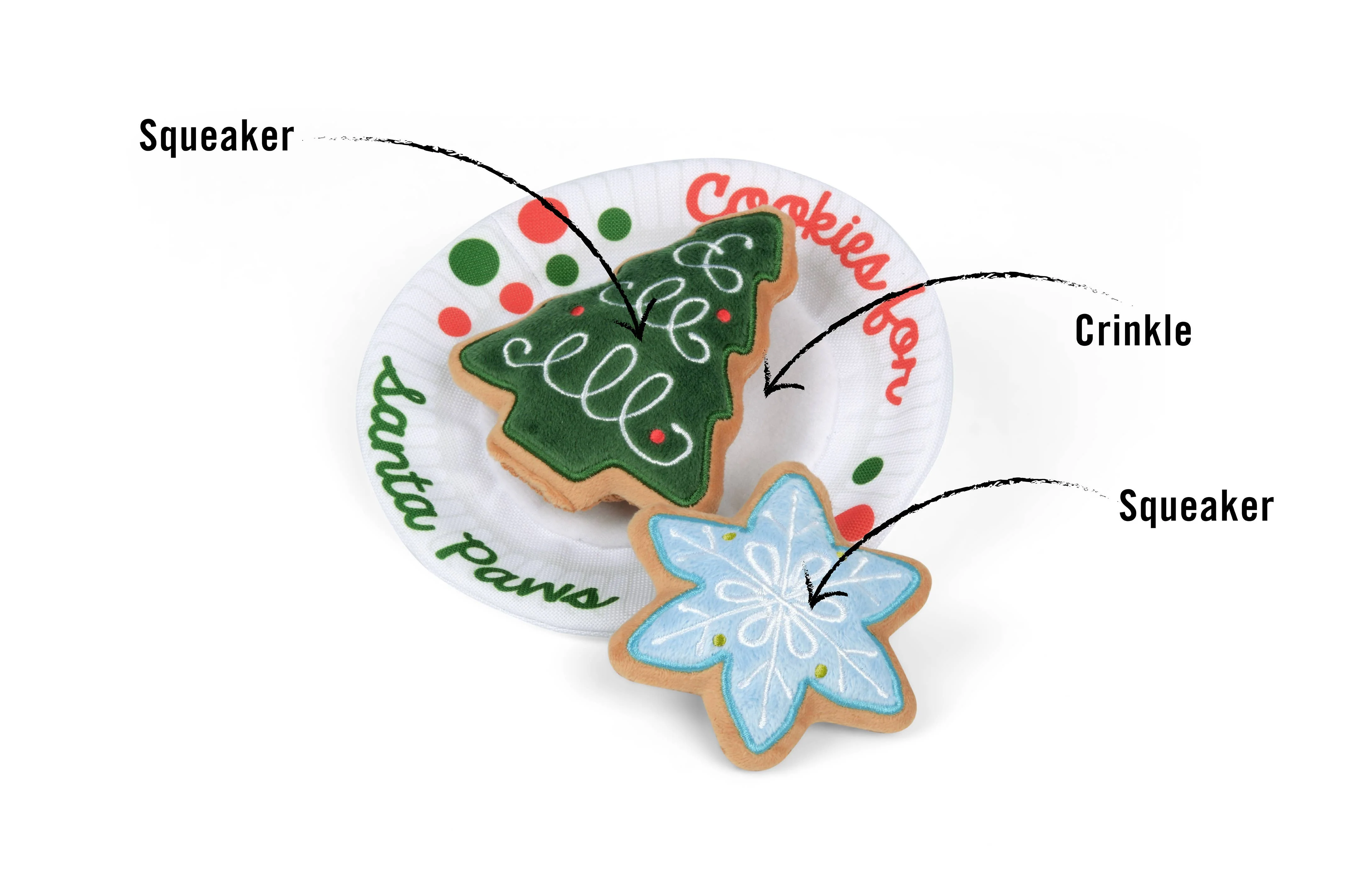 Christmas Eve Cookies for Santa Paws Dog Toy Set - Image 4