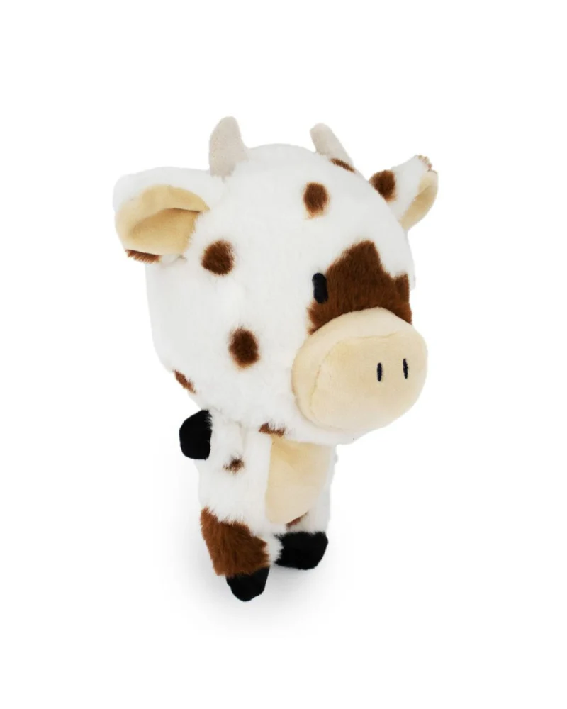 ClaraMoo Cow Squeaky Ball Plush Dog Toy - Image 2