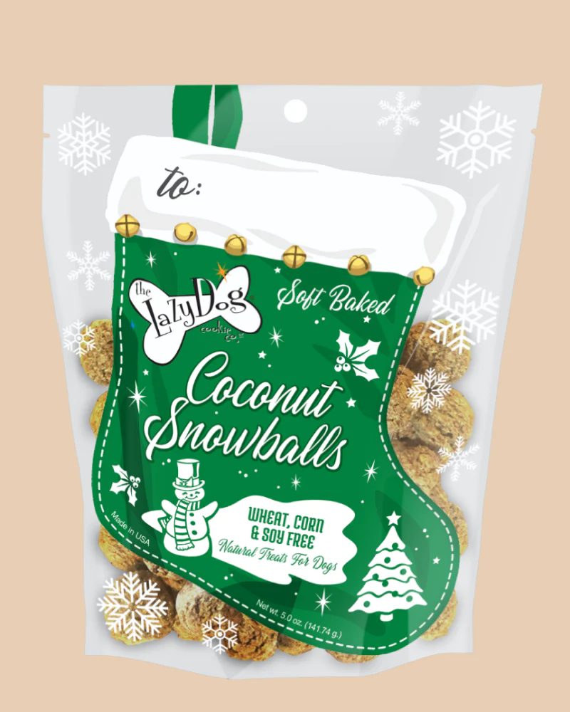Coconut Snowballs Soft Baked Dog Treats (Made in the USA) << FINAL SALE >>