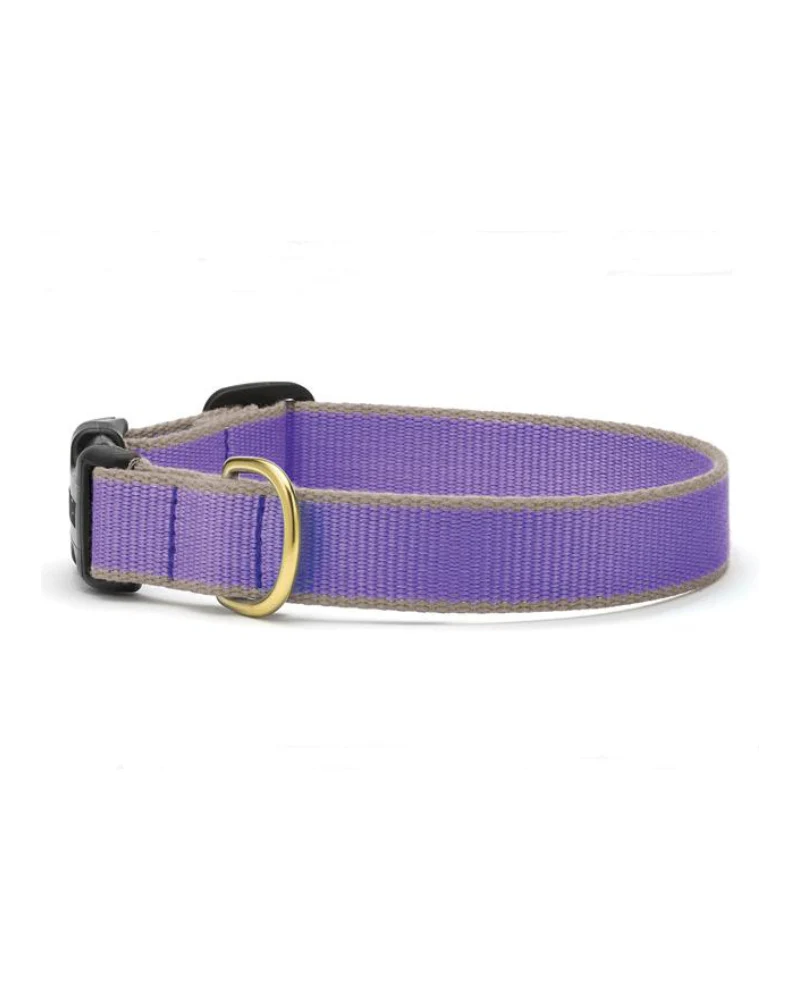 Color Market Bamboo Dog Collar in Lavender (Made in the USA) - Image 2
