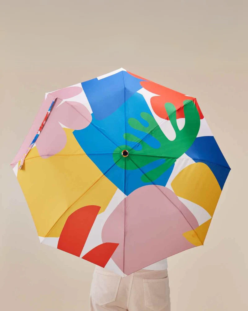 Compact Eco-Friendly Umbrella (in Doxie, Frenchie, Corgi, Matisse, Arty Cats) - Image 4