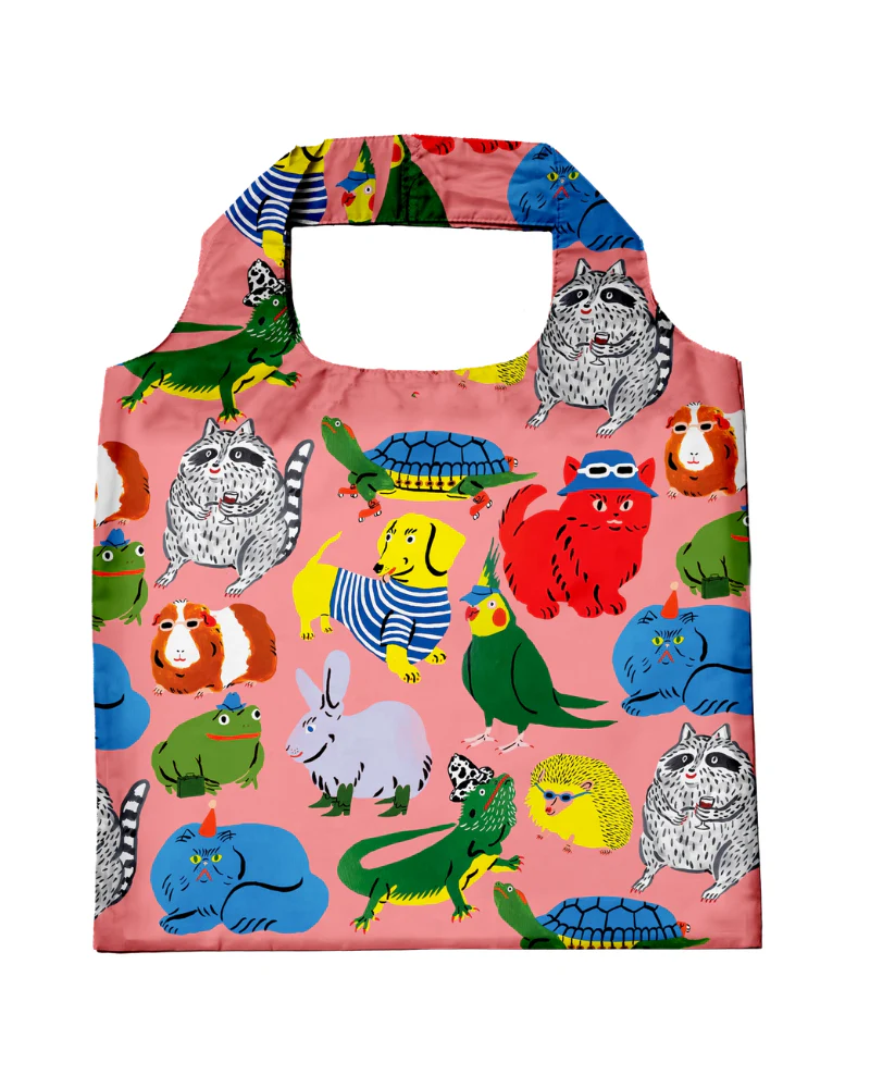 Cool Critters by Kristina Micotti Art Sack (Reusable Tote Bag)