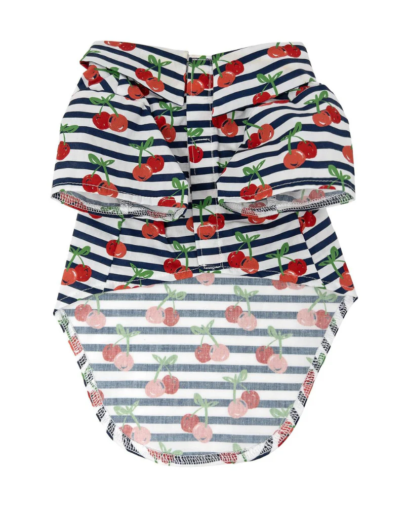 Cheerful Cherries Collared Dog Shirt (SIDEWALK SALE) - Image 3