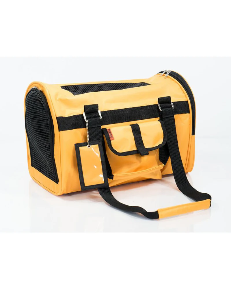 Jet Carrier Pet Carrier in Tangerine (Airline Approved) - Image 3