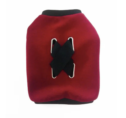 PIESKY | Maroon Cross Top