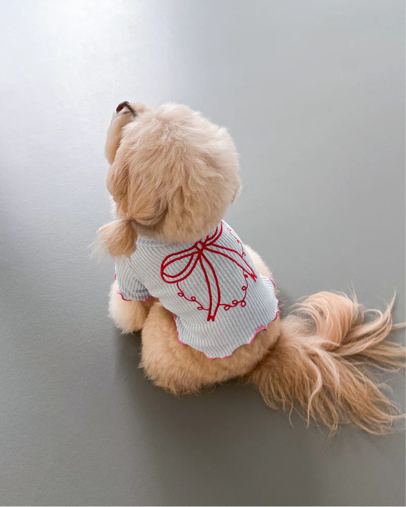 Coquette Bow Dog T-Shirt