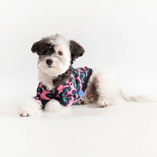 COTE A COTE | Leopard Cardigan in Pink - Image 2
