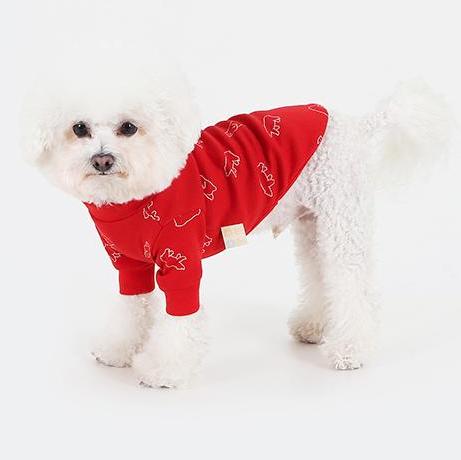 COTE A COTE | Polar Bear T-Shirt in Red - Image 3