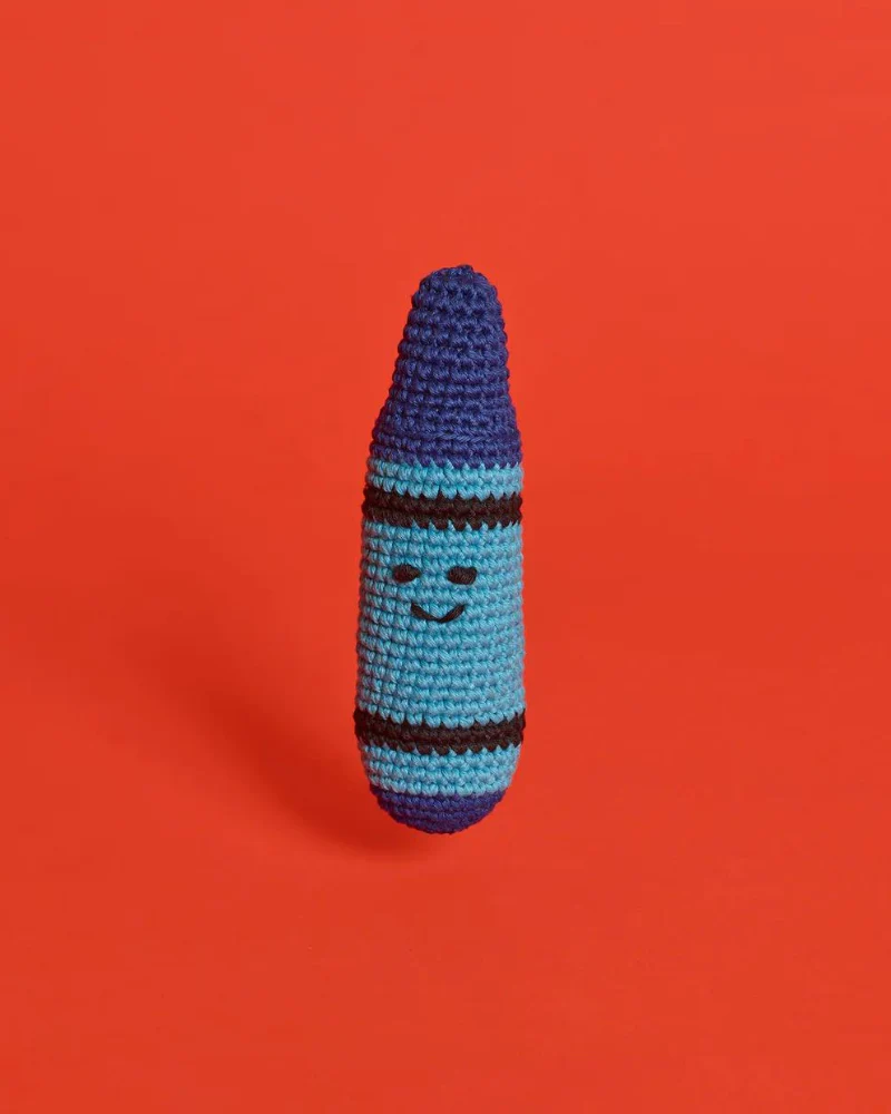Cotton Crochet Crayon Dog Toy (FINAL SALE) - Image 4