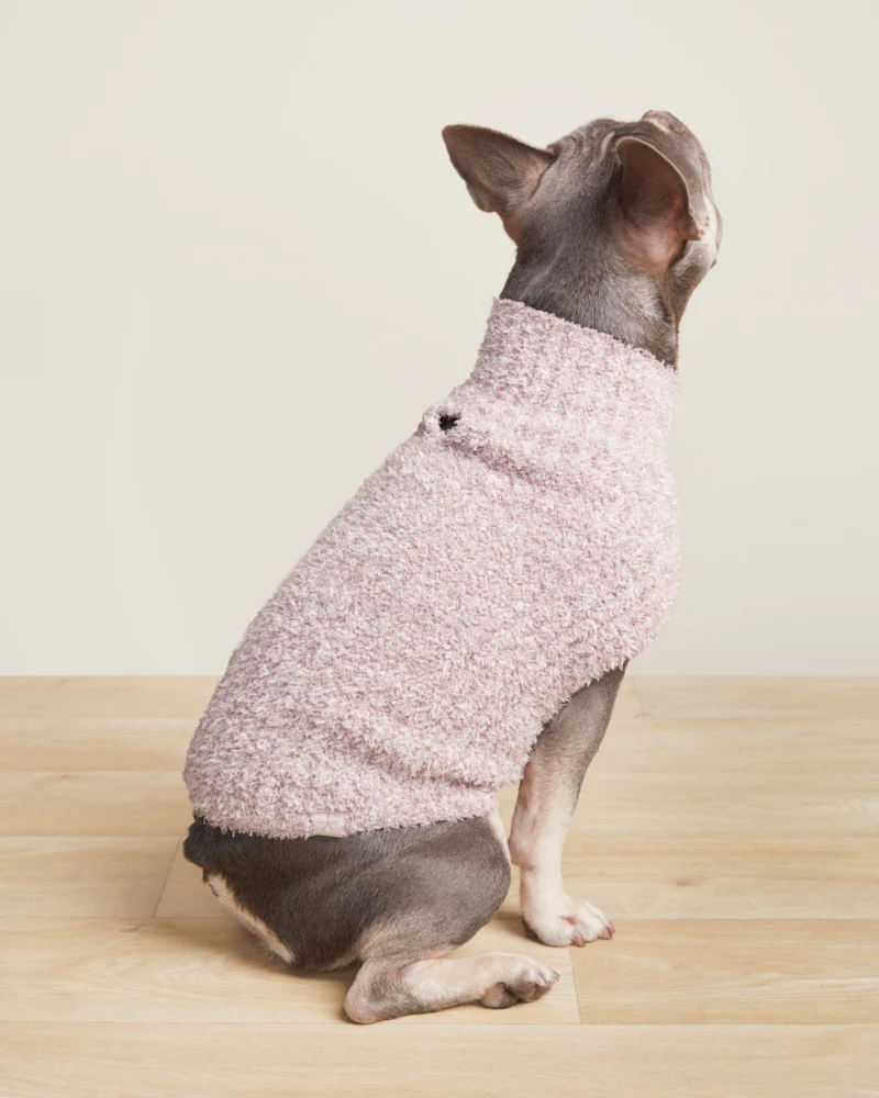 CozyChic® Ribbed Pet Sweater in Heathered Vintage Rose (FINAL SALE) - Image 2