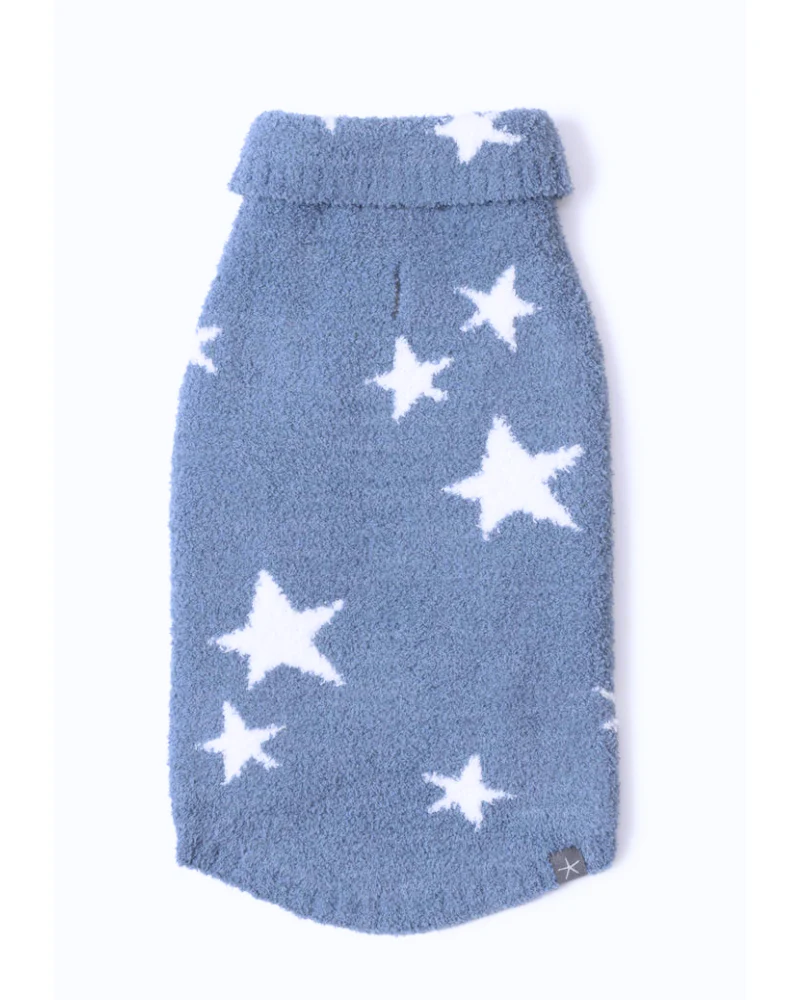 CozyChic® Starry Night Pet Sweater in in Blue Dusk (FINAL SALE)