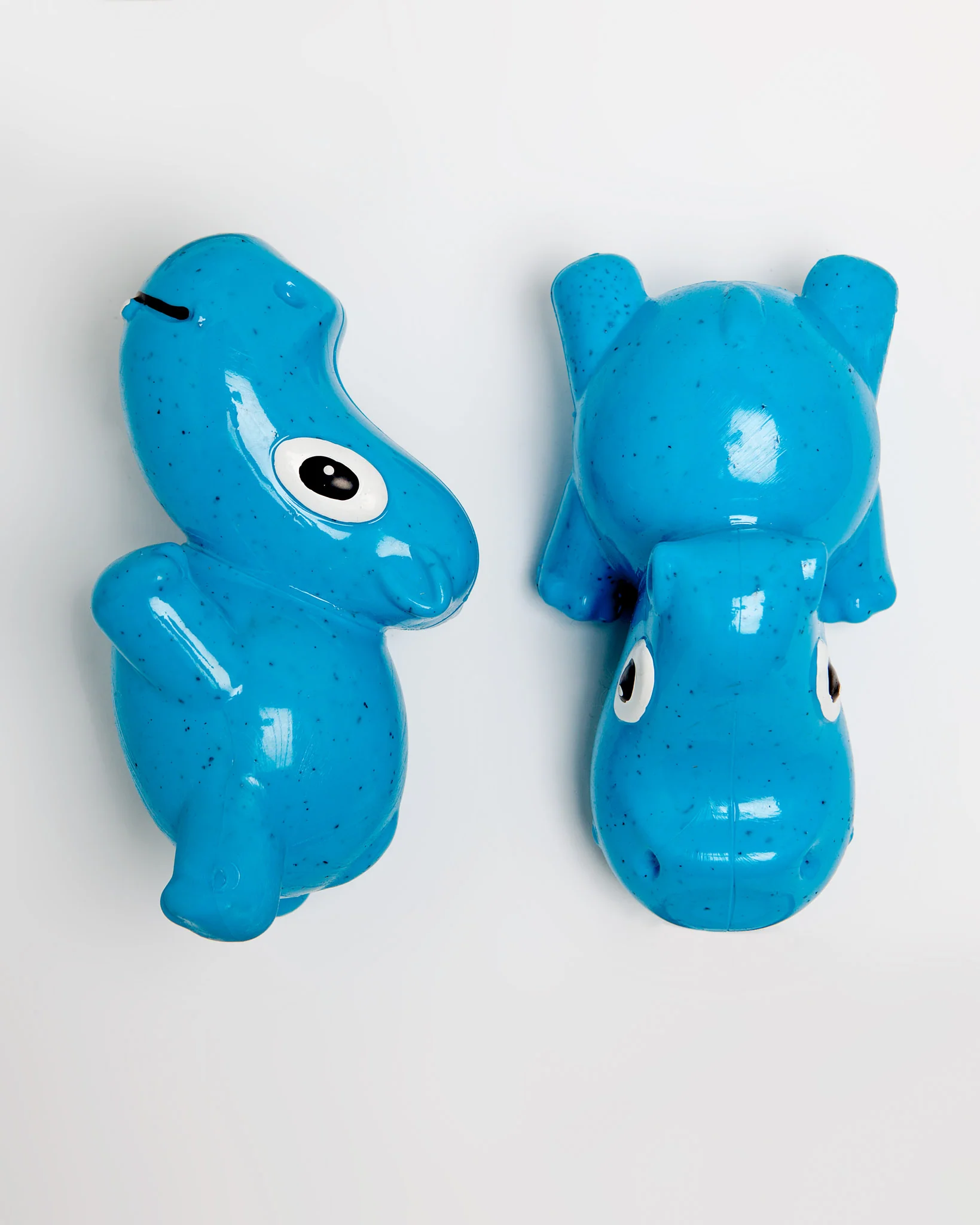 Rubber Squeaky Hippo Dog Treat Toy - Image 5
