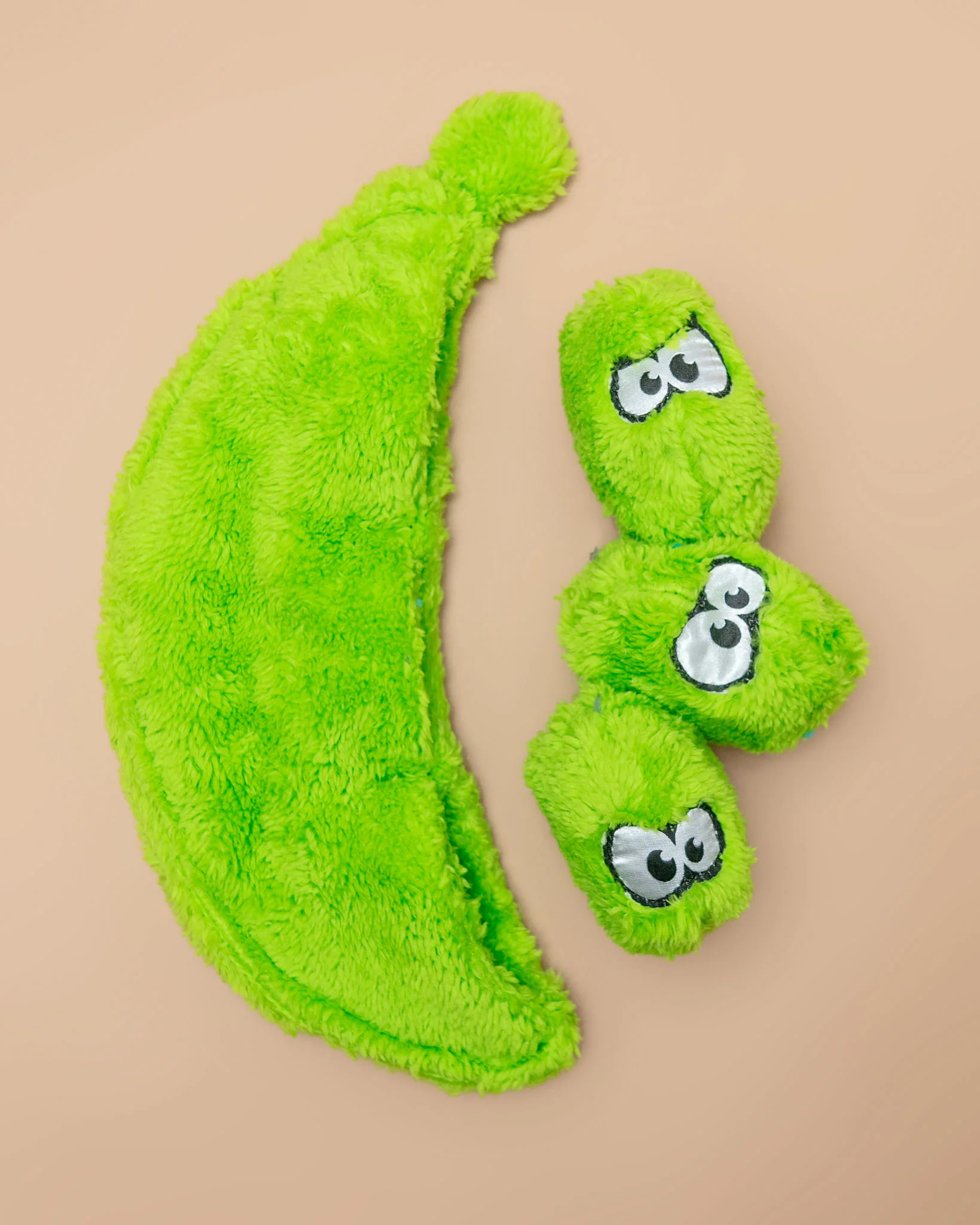 Peas in a Pod Plush Interactive Plush Dog Toy (Made in the USA) << CLEARANCE >>