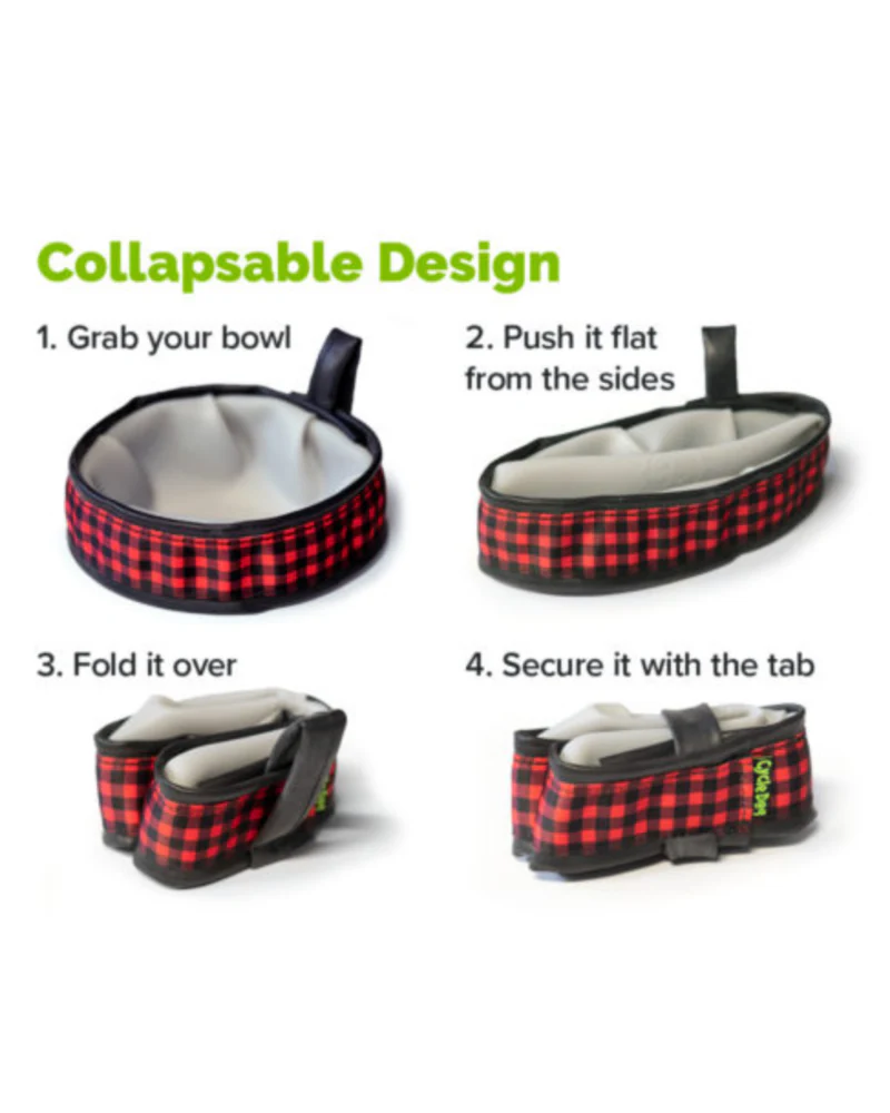 Trail Buddy Roll-Up Collapsable Dog Water Bowl (Made in the USA) - Image 3