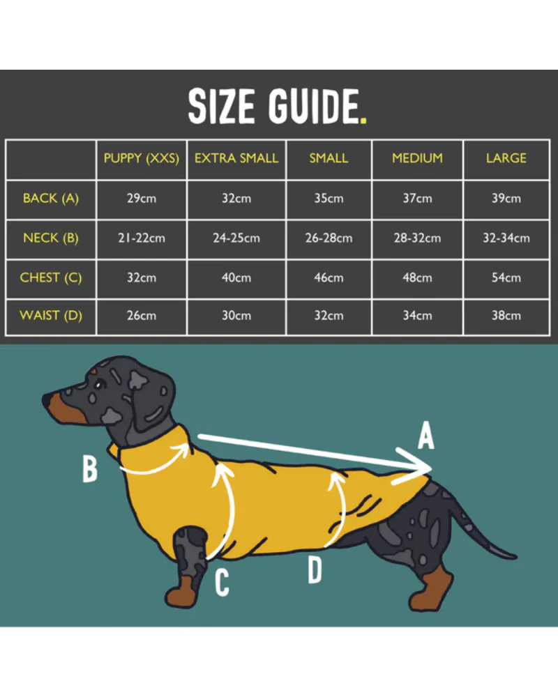 Dachshund Fleece Jumper with Waterproof Belly Panel (Made in the UK) - Image 8