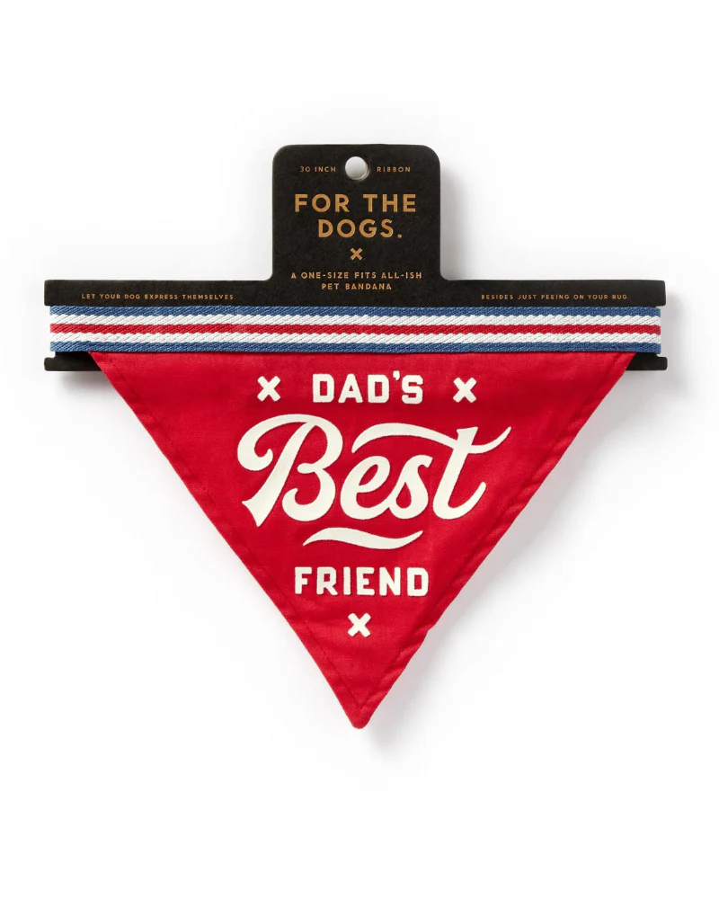 Dad's Best Friend Dog Bandana (FINAL SALE) - Image 3