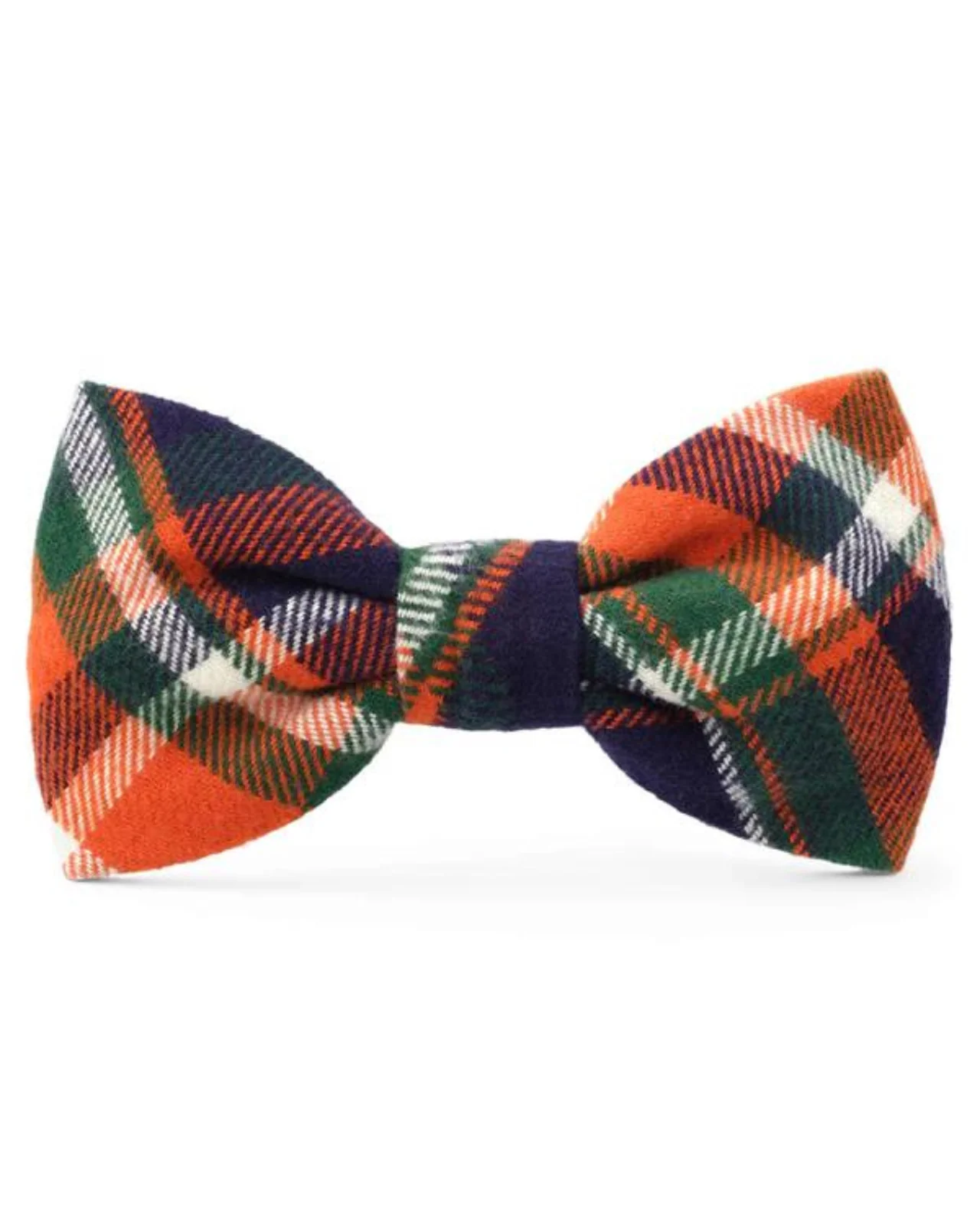 Dakota Plaid Flannel Dog Bow Tie (Made in the USA) - Image 2