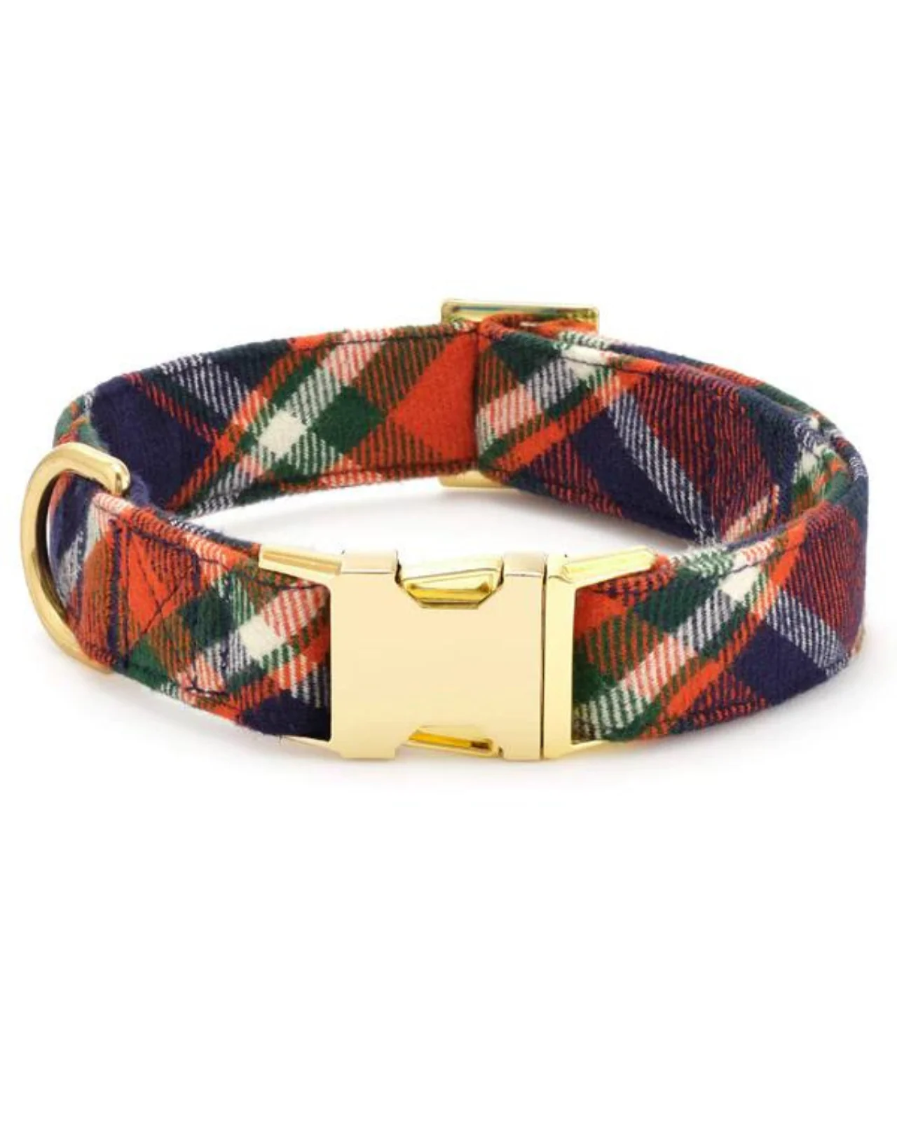 Dakota Plaid Flannel Dog Collar (Made in the USA) - Image 2