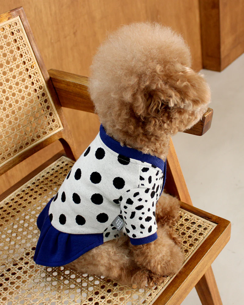 Dalmatian Dot Cardigan Dress (FINAL SALE) - Image 6