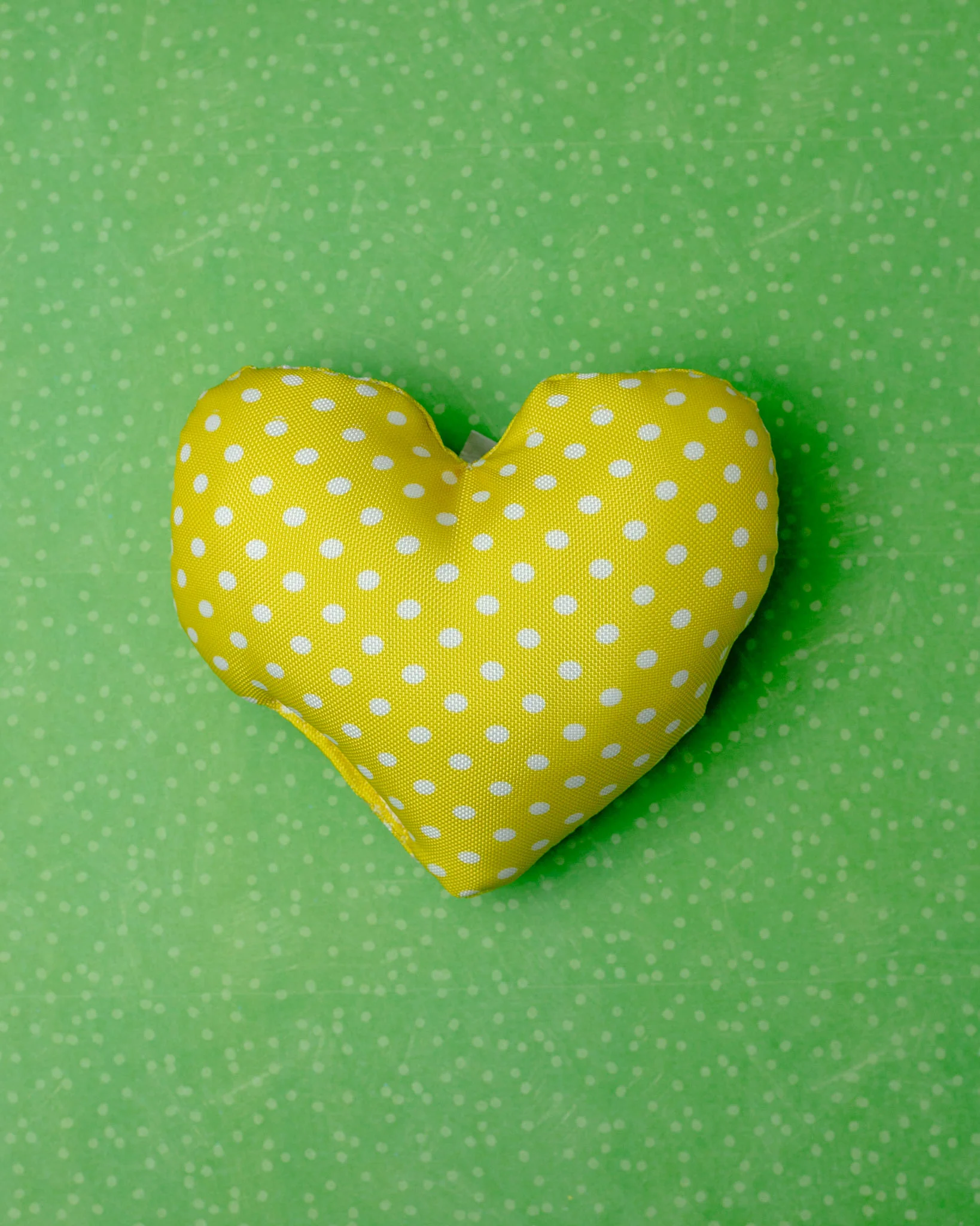 Dear & Dotty Heart-Shaped Dog Toys in Peach, Sunshine, or Lilac (Made in the USA) << CLEARANCE >> - Image 3