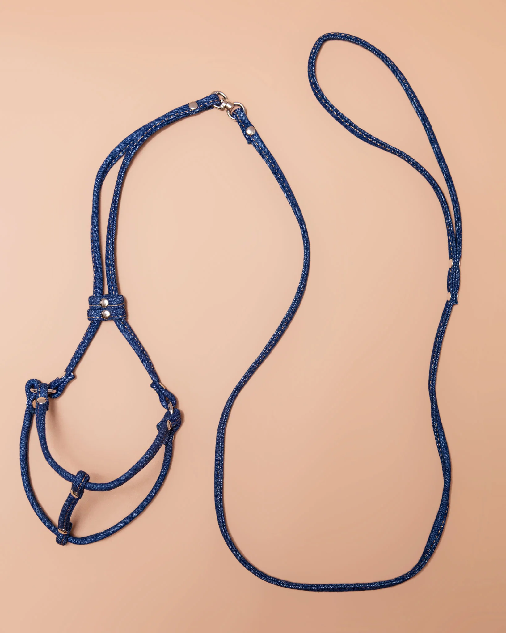 Denim Step-In Adjustable Dog Harness (Made in the USA) - Image 3