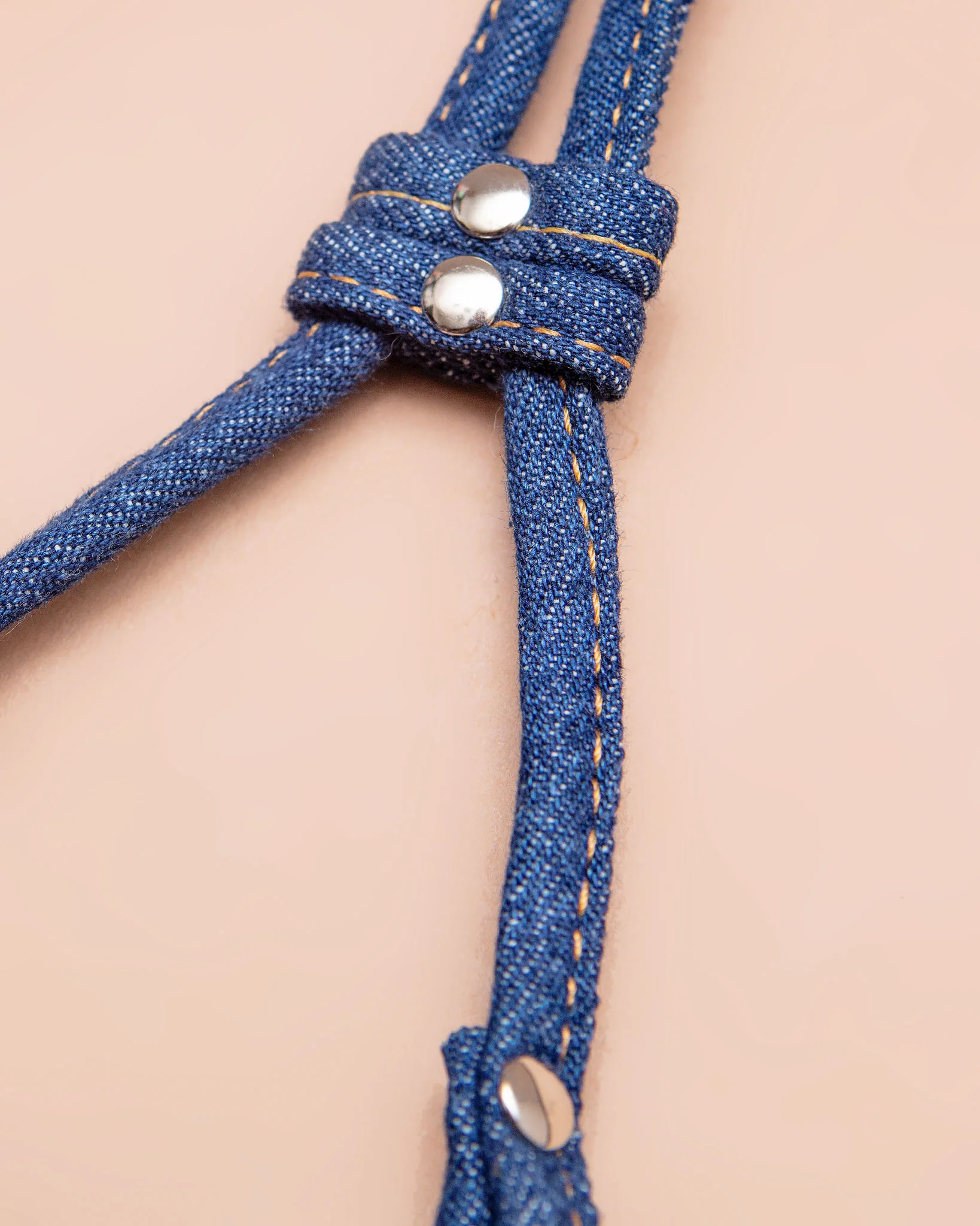 Denim Step-In Adjustable Dog Harness (Made in the USA) - Image 5
