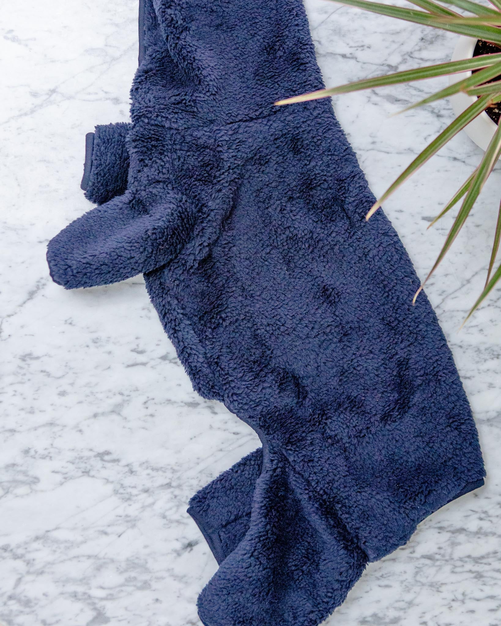 Boa Fleece Onesie in Navy (Dog & Co. Exclusive) - Image 9
