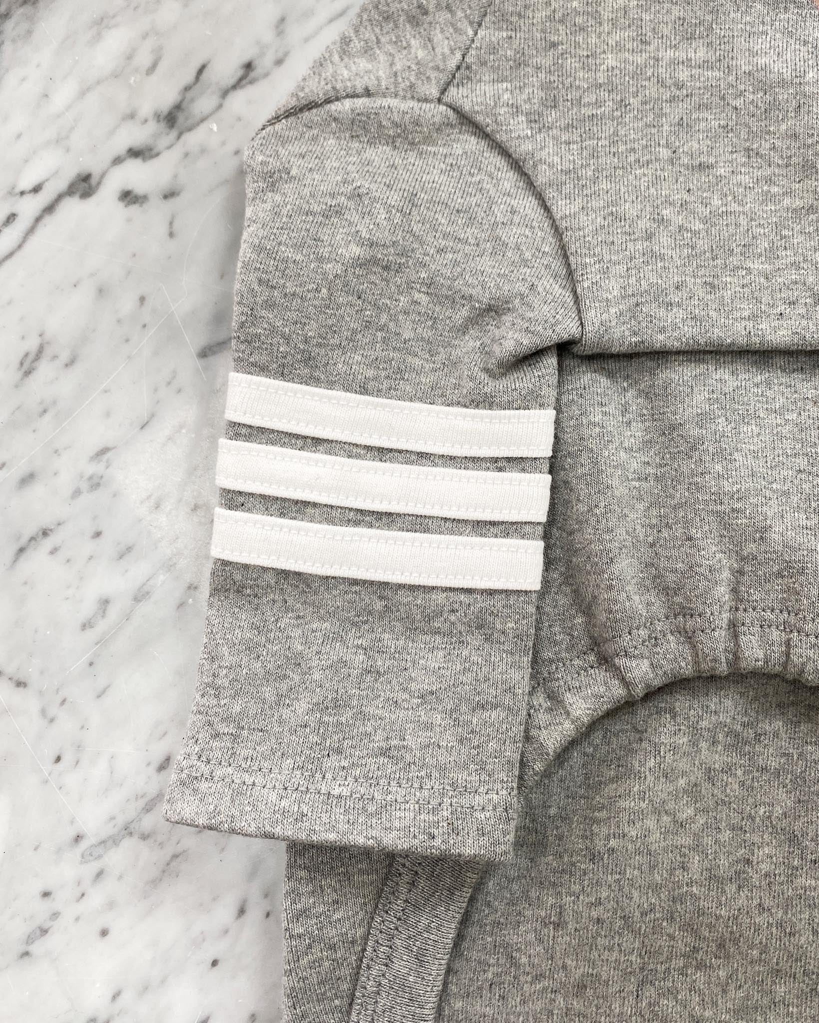 Stripe Point Turtleneck in Grey (Dog & Co. Exclusive) (FINAL SALE) - Image 5