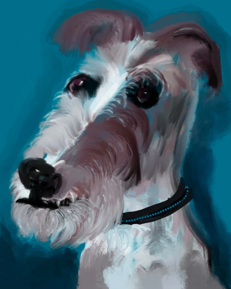Custom Digital Pet Portrait | Single Subject (Framed or Unframed) - Image 3