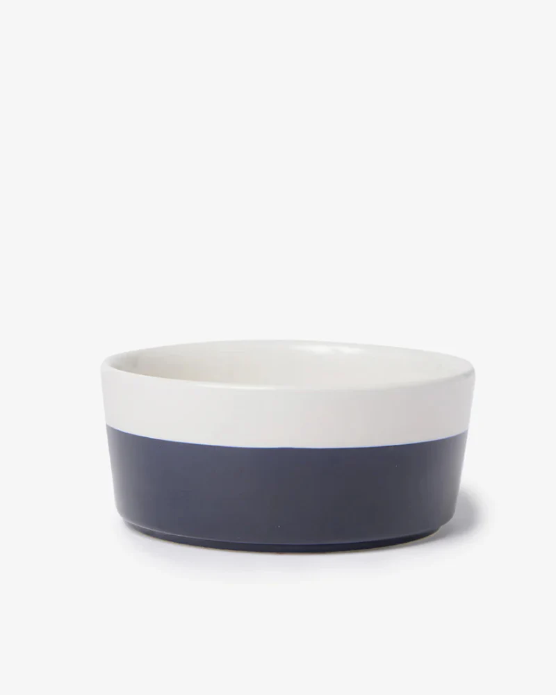 Dipper Dog Bowl in Navy