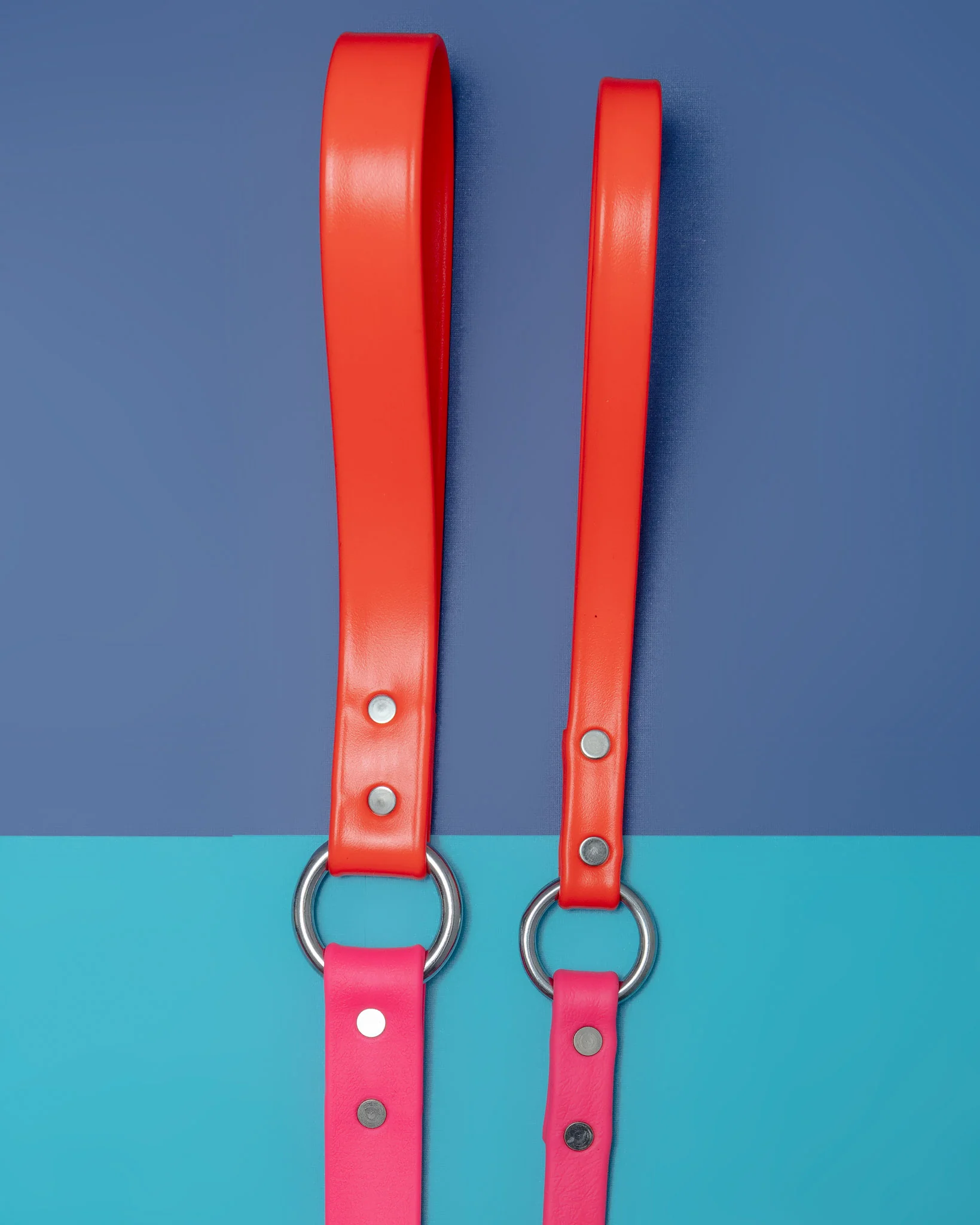 City Leash in Neon Pink & Neon Orange (4 or 6 Foot) (Made in the USA) - Image 7