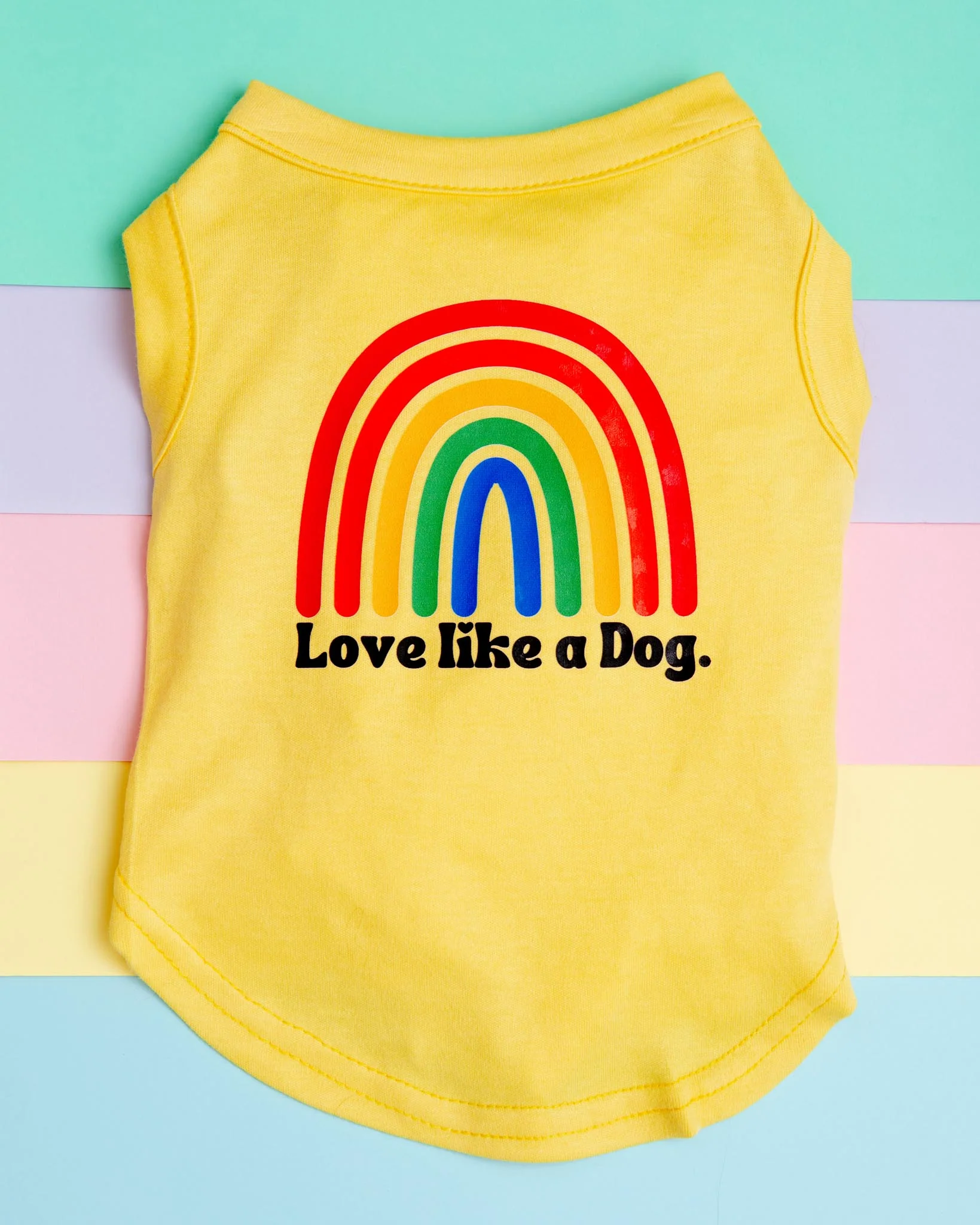 Love Like a Dog Rainbow Tank Top (CLEARANCE)