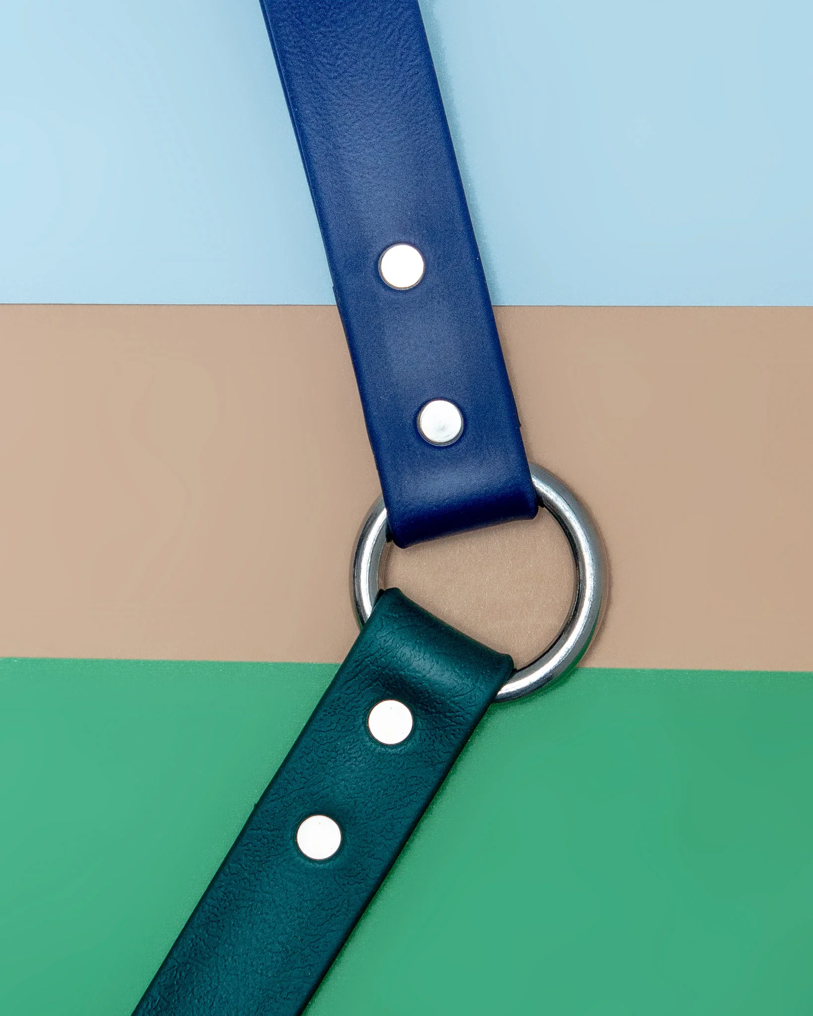 City Leash in Hunter Green & Navy (4 or 6 Foot) (Made in the USA) - Image 13