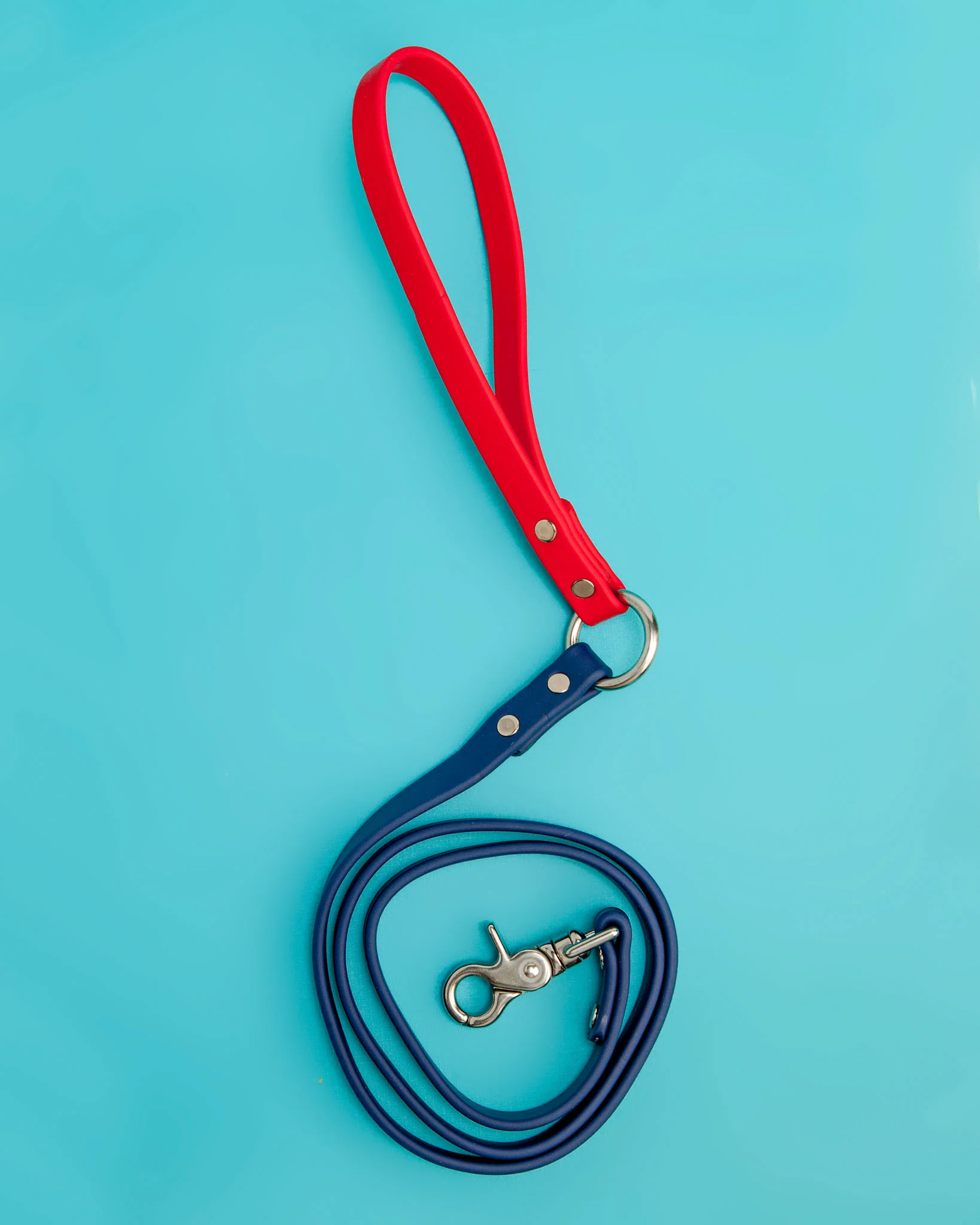 City Leash in Red & Navy