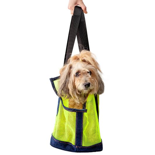 Denim & Mesh Cool Carrier Bag - Image 4