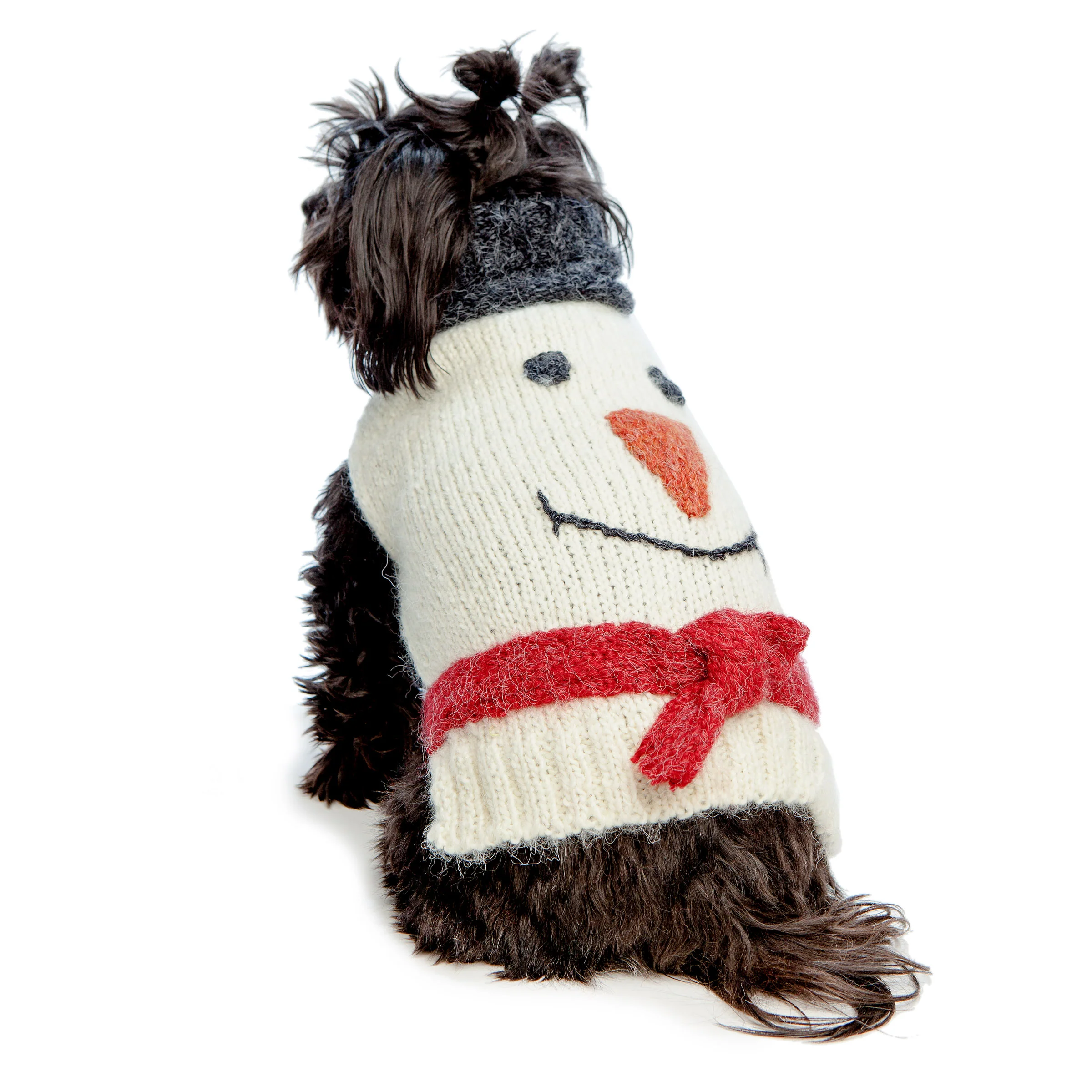 Snowpup Handknit Howliday Dog Sweater - Image 6