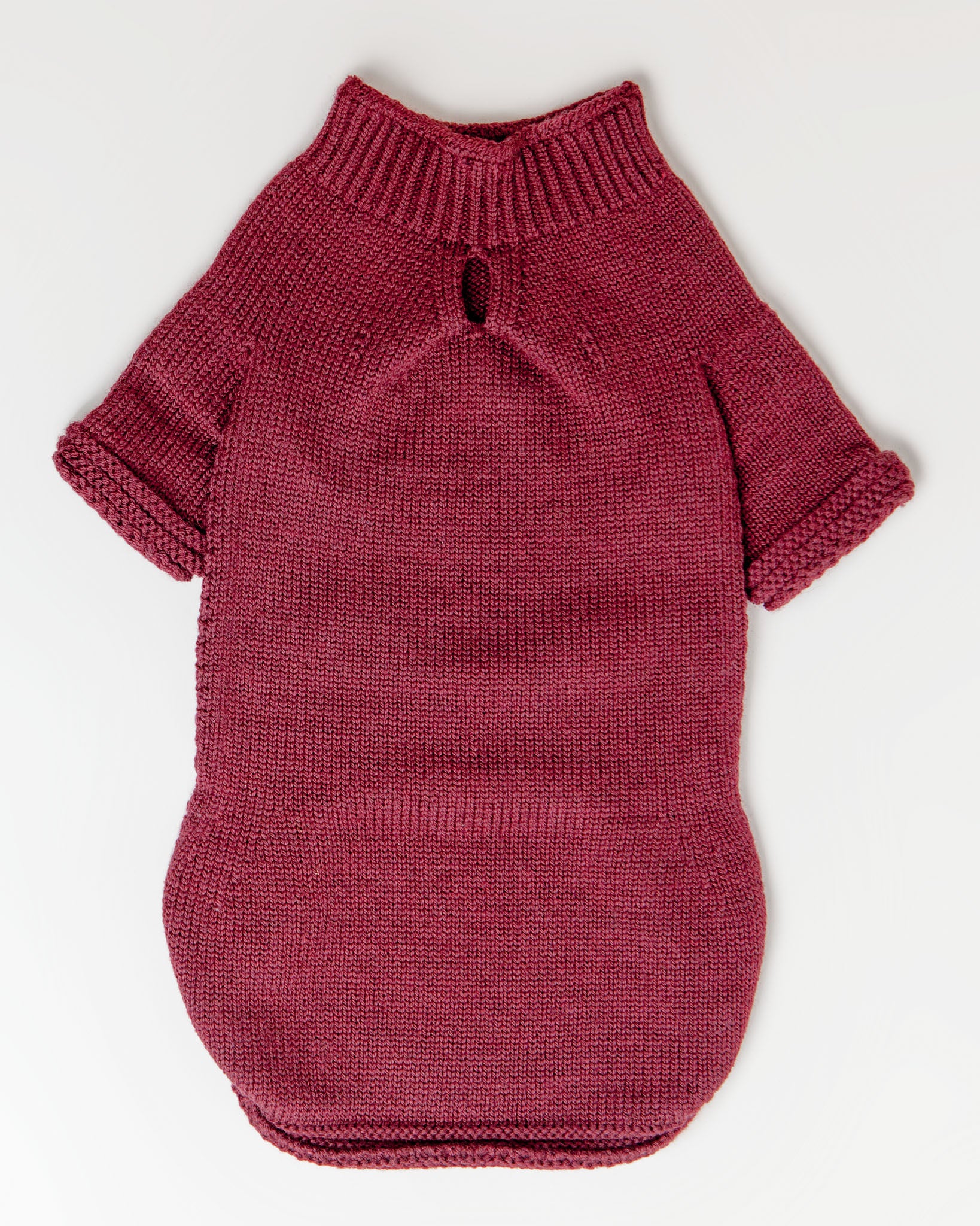 The Mabel Dog Sweater in Wine (FINAL SALE)
