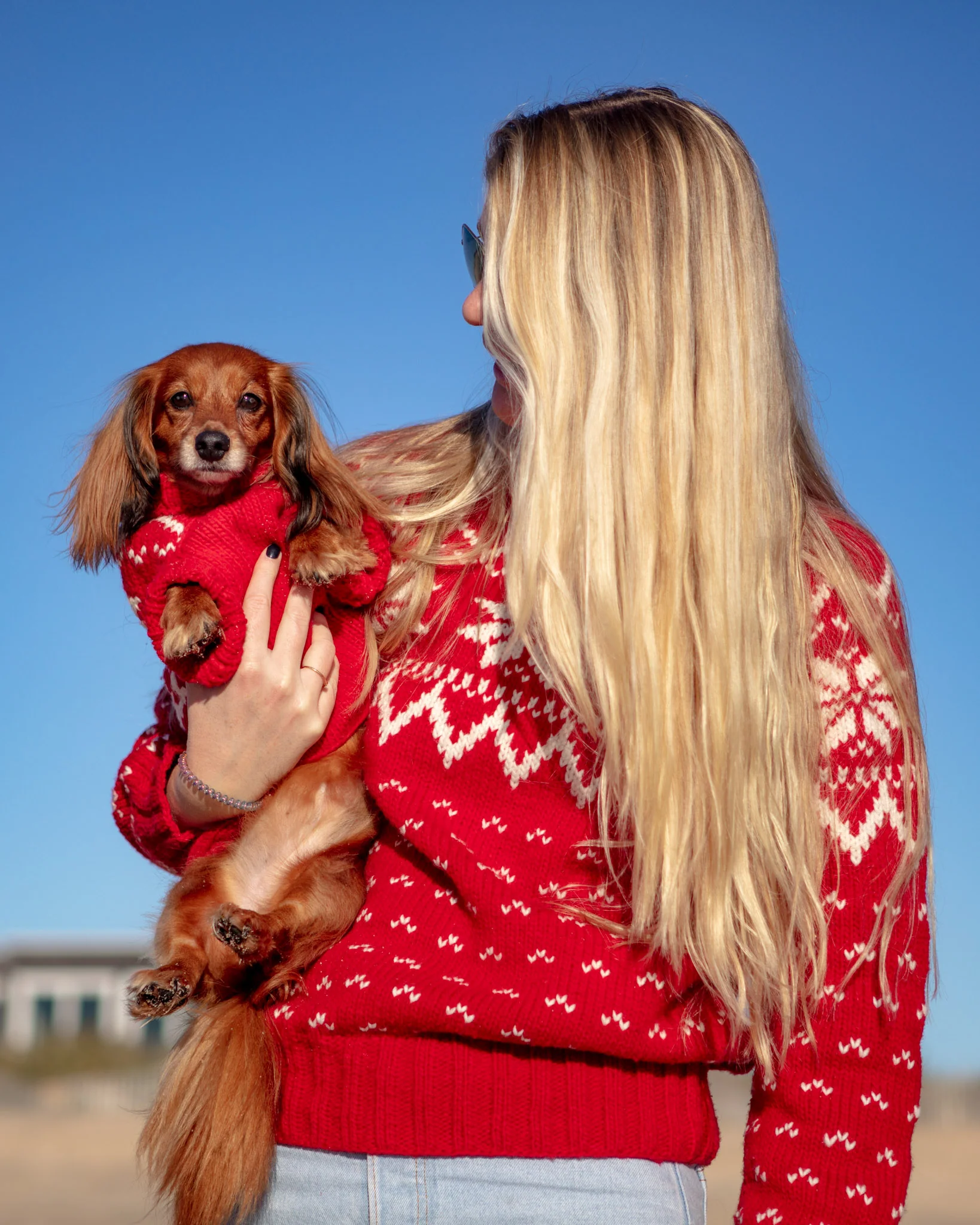 Warm-All-Winter Happy Handknit Snowflake Sweater (CLEARANCE) - Image 6