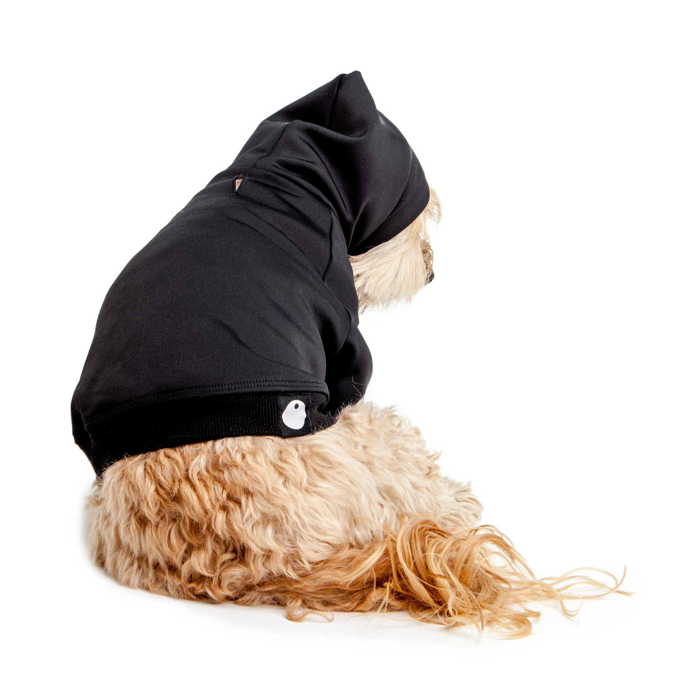 Water Resistant Dog Hoodie in Black - Image 7